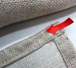Open Box: PB Comfort Square Arm Cover - Performance Everydaylinen Oatmeal