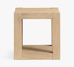 Open Box: Rockport Rectangular Side Table (24") - Pale Sand