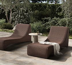 Encinitas Wicker Outdoor Chaise (30")