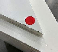Open Box: Aubrey Modular Media Corner Cabinet Base (28.5"W x 36"H) - Dutch White