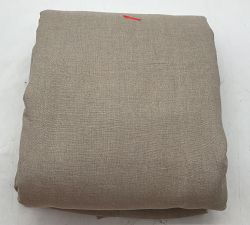 Open Box: Belgian Flax Linen Blackout Curtain (102"W x 88"L) - Dark Flax