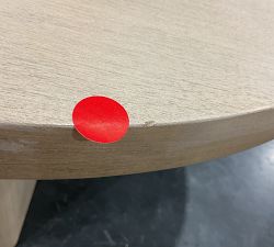 Open Box: Cayman Round Nesting Coffee Table (26"Diam.) - Biscotti 