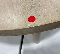Open Box: Cayman Round Nesting Coffee Table (40"Diam.) - Biscotti