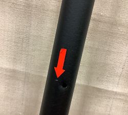 Open Box: Hidden Connection Room Darkening Curtain Rod (108"-144", 1.25" Dia) - Matte Black