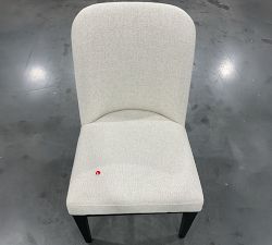 Open Box: Layton Grand Dining Chair - Performance Boucle Oatmeal, Blackened Oak