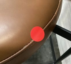 Open Box: Maison Leather Counter Stool (24") - Signature Maple, Antique Bronze