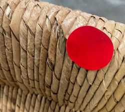 Open Box: Malibu Woven Dining Chair - Honey