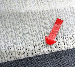 Open Box: Modern Farmhouse Entry Bench Cushion - Performance Sunbrella Rain