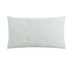 Open Box: Jax Textured Comforter Shams, King, Set of 2 - Chambray