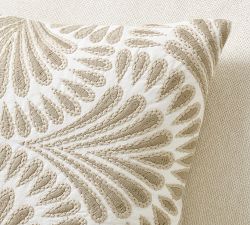 Soleil Embroidered Pillow Cover