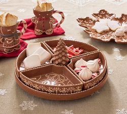 Gingerbread Stoneware Serveware Collection