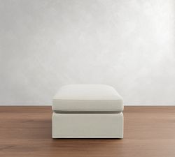 Westwood Slim Arm Slipcovered Sectional Ottoman (50")