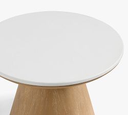 Ansel Round Quartz Nesting Coffee Tables (26"-36")