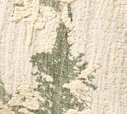 Woods Embroidered Pillow Cover
