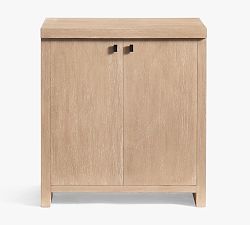 Open Box: Modern Farmhouse Modular Closed Double Storage Cabinet (34") - Fog