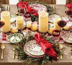 Frosted Juniper Berry Charger Plates - Set of 4