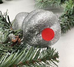 Open Box: Lit LED Faux Mixed Pine Glitter Garland (9')