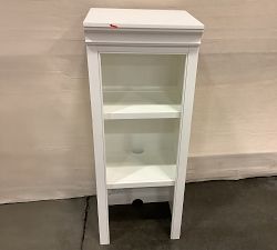 Open Box: Aubrey Modular Media Bookcase Hutch (18") - Dutch White