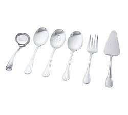 Open Box: Caterer's Box Serving Utensils, Set of 6 - Stainless Steel