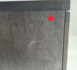 Open Box: Cayman Single Drawer Shelf (12") - Warm Black
