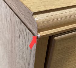 Open Box: Hartford Modular Home Office Left File Cabinet (36") - Warm Sand
