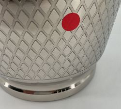 Open Box: Monique Lhuillier Trelliage Champagne Bucket - Nickel