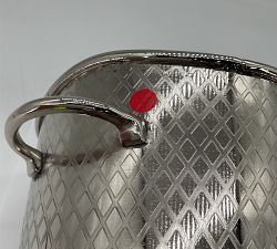 Open Box: Monique Lhuillier Trelliage Champagne Bucket - Nickel