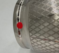 Open Box: Monique Lhuillier Trelliage Champagne Bucket - Silver