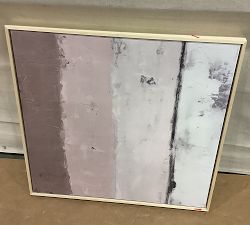 Open Box: Out to Sea Framed Canvas (28"SQ) - Blush