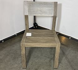 Open Box: Rockport Outdoor Dining Side Chair Frame - Faux Wood Gray