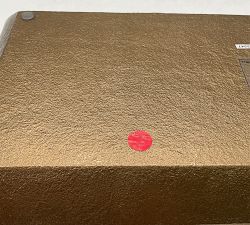 Open Box: Textured Rustic Tray, Small (16.5"L) - Gold