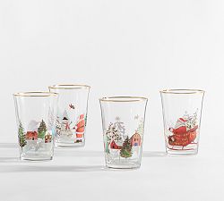 Christmas in the Country Tumblers - Set of 4