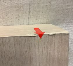 Open Box: Brighton Floating Ledge (48"W X 8"D) - White Ash