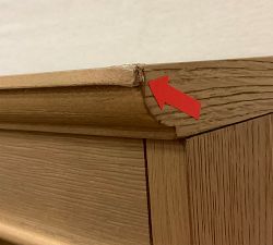 Open Box: Hartford Storage Shelf Hutch (34"W) - Warm Sand