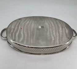 Open Box: Monique Lhuillier Trelliage Bar Tray (18.5"W x 11"D x 2.25"H) - Silver