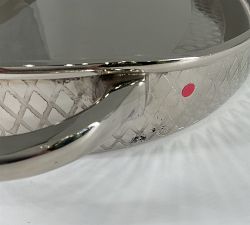 Open Box: Monique Lhuillier Trelliage Bar Tray (18.5"W x 11"D x 2.25"H) - Silver