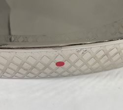Open Box: Monique Lhuillier Trelliage Bar Tray (18.5"W x 11"D x 2.25"H) - Silver