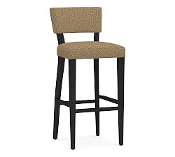 Open Box: Payson Bar Stool (32") - Performance Micro Boucle Mocha, Black