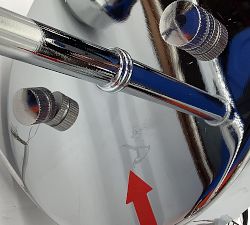 Open Box: Tolari Double Sconce (19.1") - Chrome, Frosted White Glass