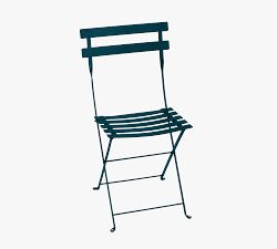 Fermob Metal Folding Outdoor Bistro Chair - Set of 2