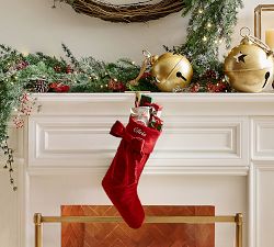 Classic Velvet Bow Stockings