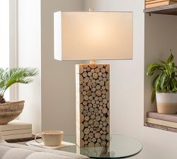 Ebury Wood Table Lamp (27")