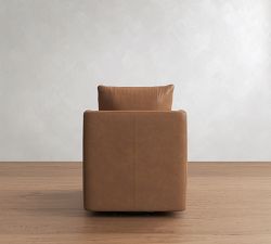 Charlotte Leather Swivel Chair
