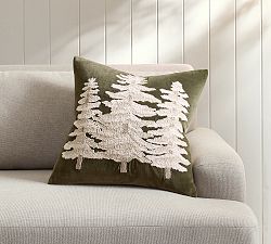 Bronwyn Tree Embroidered Pillow Cover