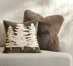 Bronwyn Tree Embroidered Pillow Cover