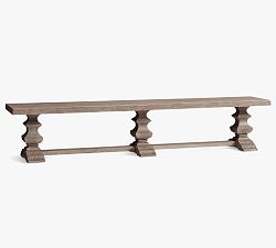 Open Box: Banks Dining Bench (92"L x 16"W) - Gray Wash
