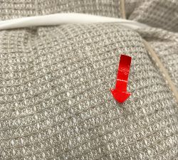 Open Box: European Flax Linen Tufted Waffle Comforter, King/Cal. King - Flax