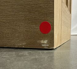 Open Box: Modular Bar Cabinet Base with Wood Doors (18"W) - Seadrift, Antique Bronze