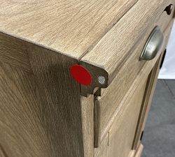 Open Box: Modular Bar Cabinet Base with Wood Doors (18"W) - Seadrift, Antique Bronze