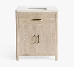 Open Box: Aptos Single Sink Vanity (28") - Sandwash
